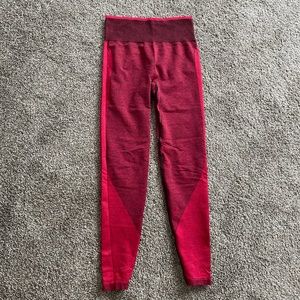 Seamless Red running pants Victoria’s Secret PINK